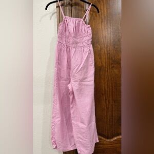 Old Navy Light Pink Smocked Waist Pants
